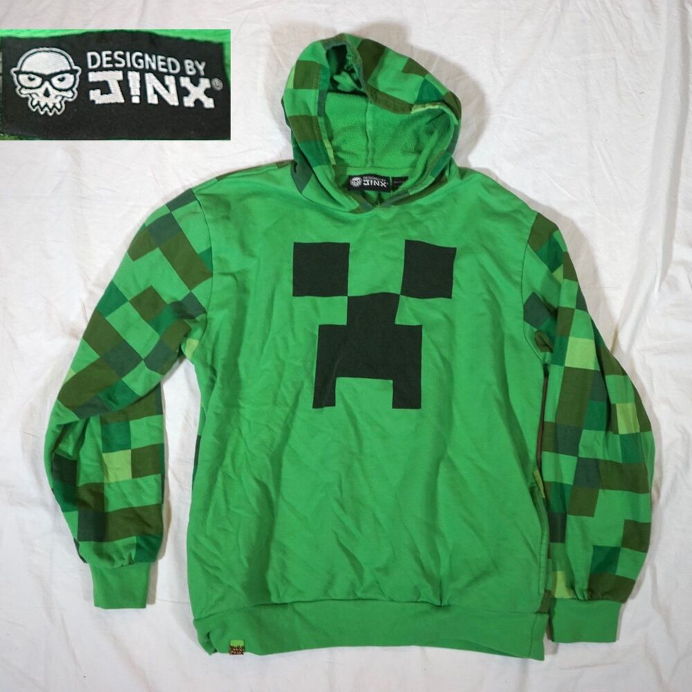 Minecraft Creeper Hoodie Kids XL Designed by Jinx